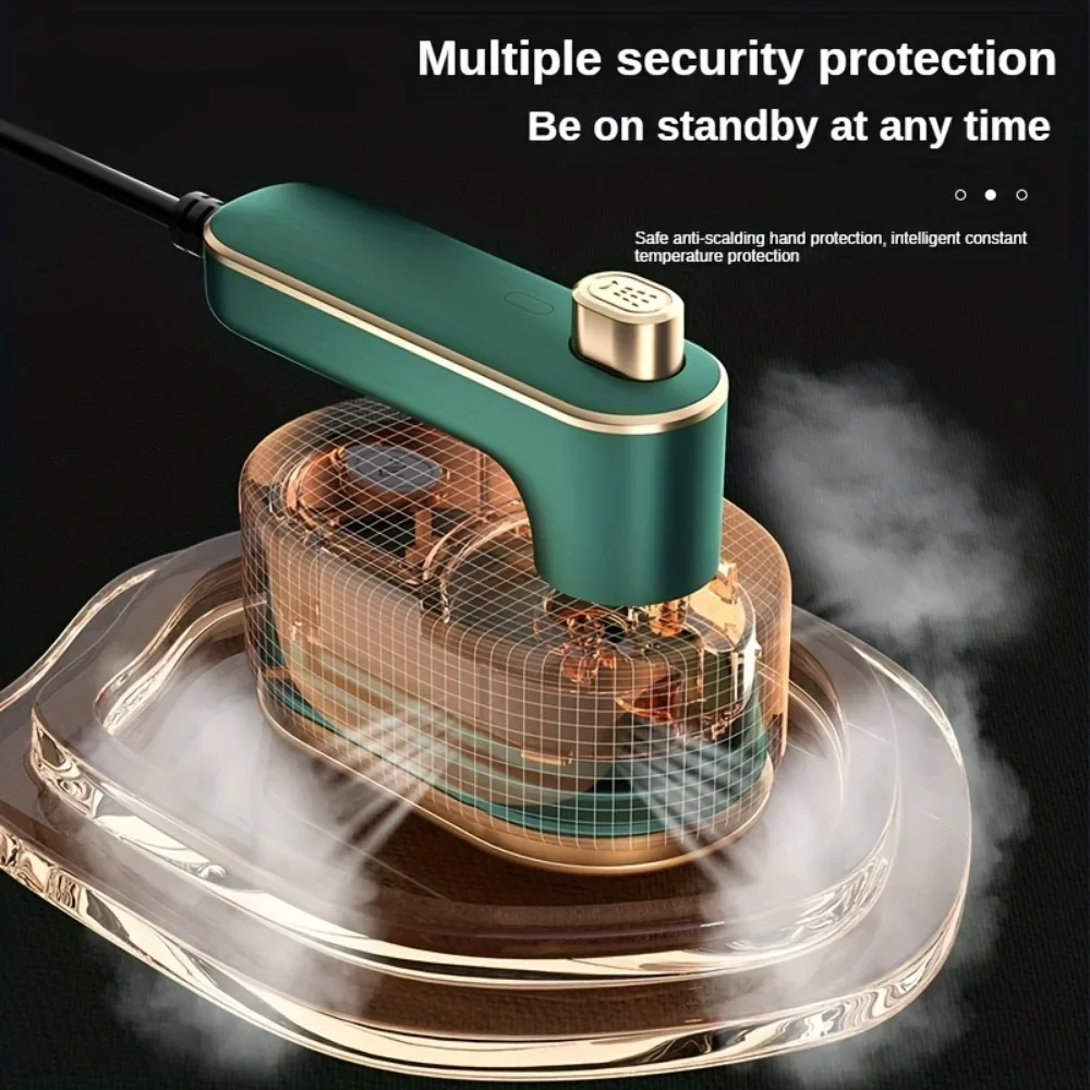 مكواة بخار صغيرة للملابس، مكواة بخار محمولة للسفر للملابس، مكوّاة رطبة وجافة، مكواة معلقة محمولة باليد