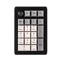EPOMAKER EK21 VIA 20% Gasket Wired/Bluetooth/2.4Ghz Wireless NKRO Numpad Aluminum Alloy Knob 1000mAh Battery for Win/Mac/Gaming
