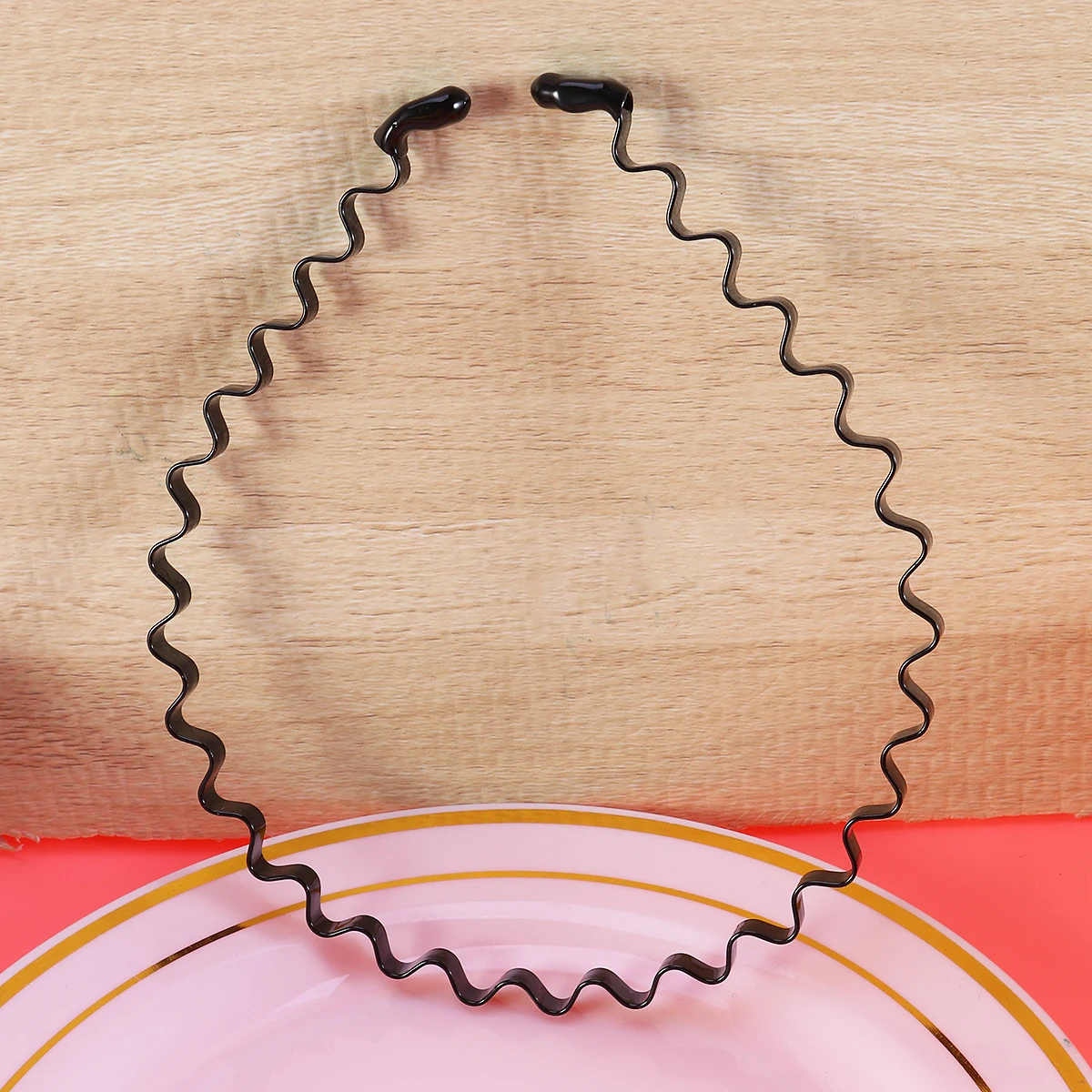

3pcs 6Mm Wavy Hairbands Adjustable Metal Headbands For Women Men Wave Hair Accessories Simple Stylish Hair Hoops Daily Wear