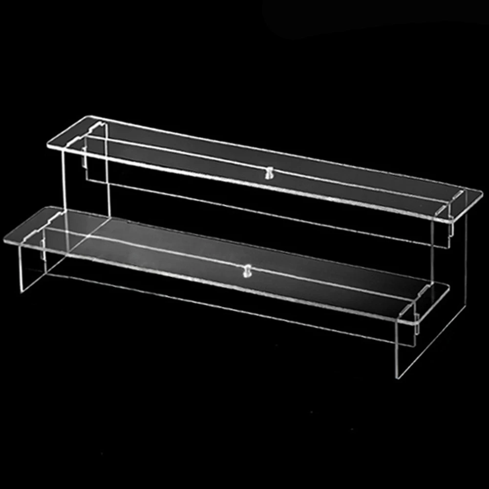 For Cupcakes Cupcake Holder Acrylic Display Stand Display Items 2 Layers 20cm Acrylic Display Stand For Collectibles
