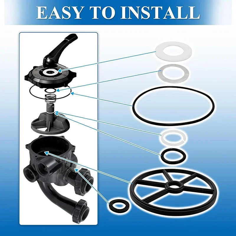 

Прокладка паутина клапана 13,5 см, запасные части для песочного фильтра для бассейна, переключающий клапан для бассейна, 4-местная прокладка клапана фильтра для бассейна Multipor