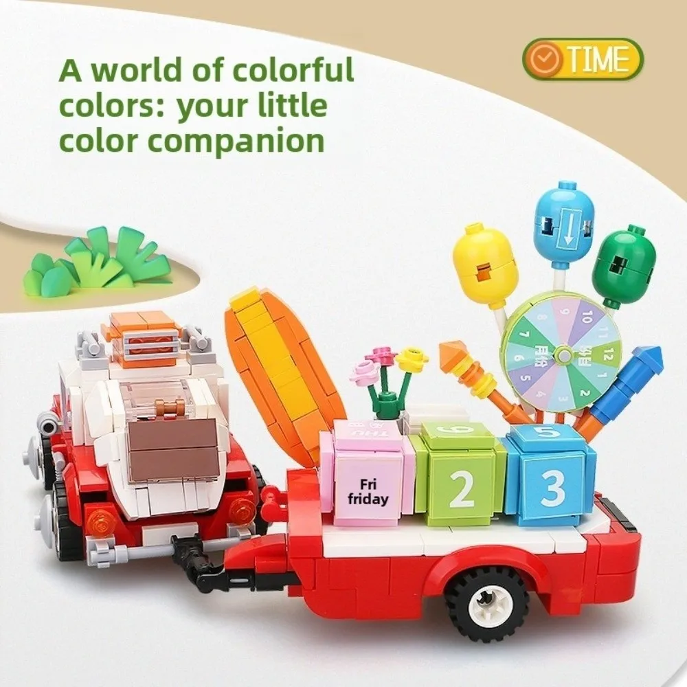 Nieuwe DIY bouwsteen kalender educatieve sets gunsten kalender bouwsteen puzzel speelgoed educatief spelen