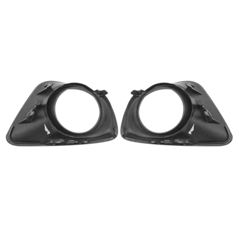 1 Pair Car Front Bumper Fog Light Lamp Hoods Housing Cover Replacement For Mazda 2 Demio Hatchback 3 Door