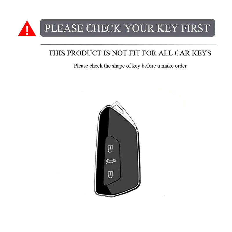 Fashion TPU Car Remote Key Case Cover Shell Fob For VW Volkswagen Golf 8 2020 Skoda Octavia A8 2021 SEAT Leon MK4 Accessories