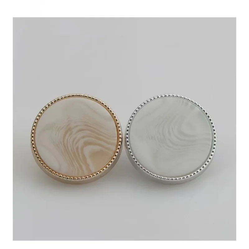 6 قطعة أزرار الزخرفية المستديرة لملابس عصرية موحدة أزرار معدنية عالية الجودة الخياطة اكسسوارات 16mm21mm 25mm #6