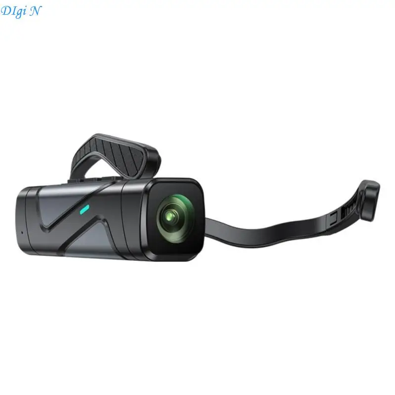 

Head Mounted Camera Sports Video Recorder 4K Anti Shake Photoshoots Tourism Sports Recorder for Cycling 130° View R2LB