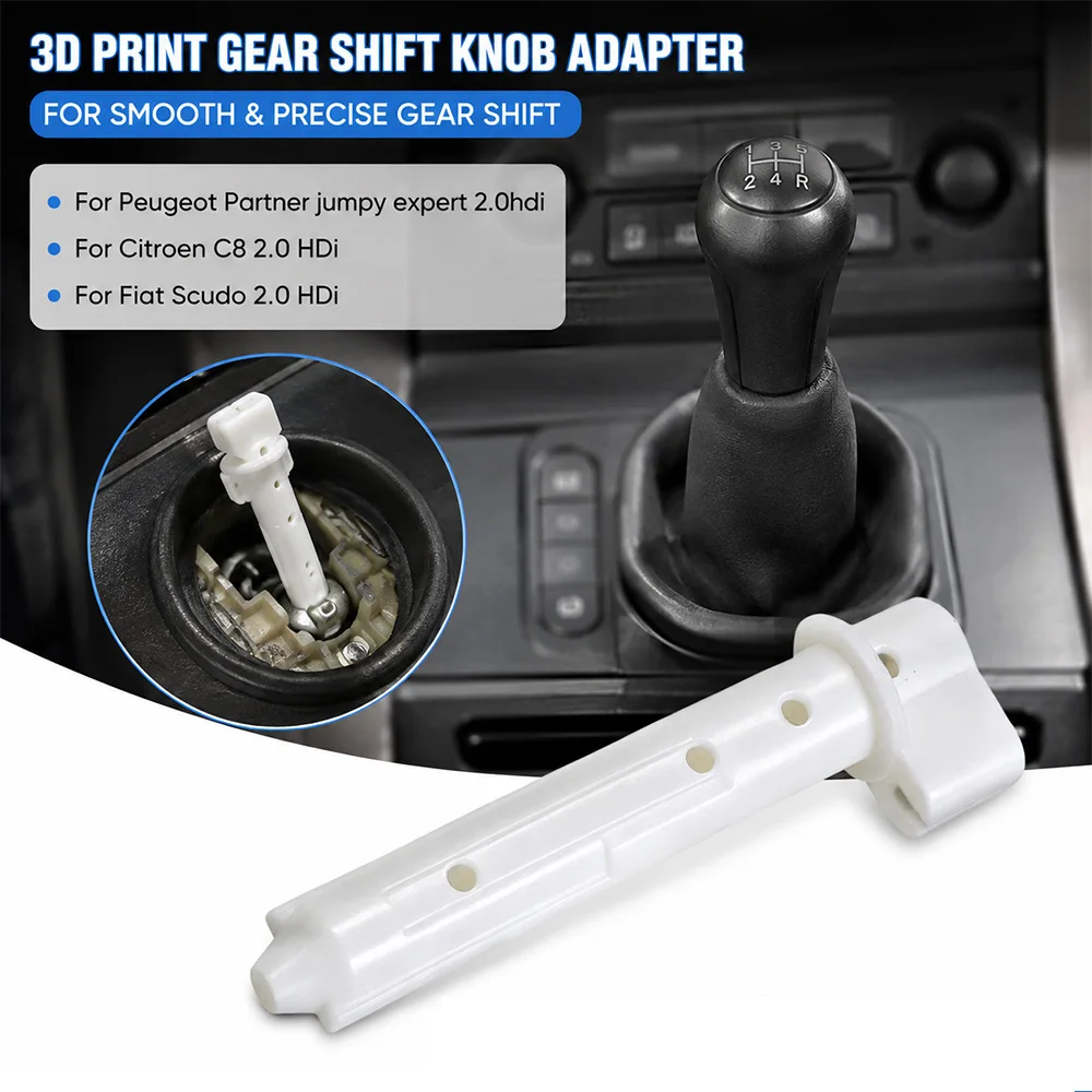 Für Peugeot Partner Jumpy Expert Citroen C8 Fiat Scudo Schalthebeladapter 3D-gedruckter Ersatz – Detail 2