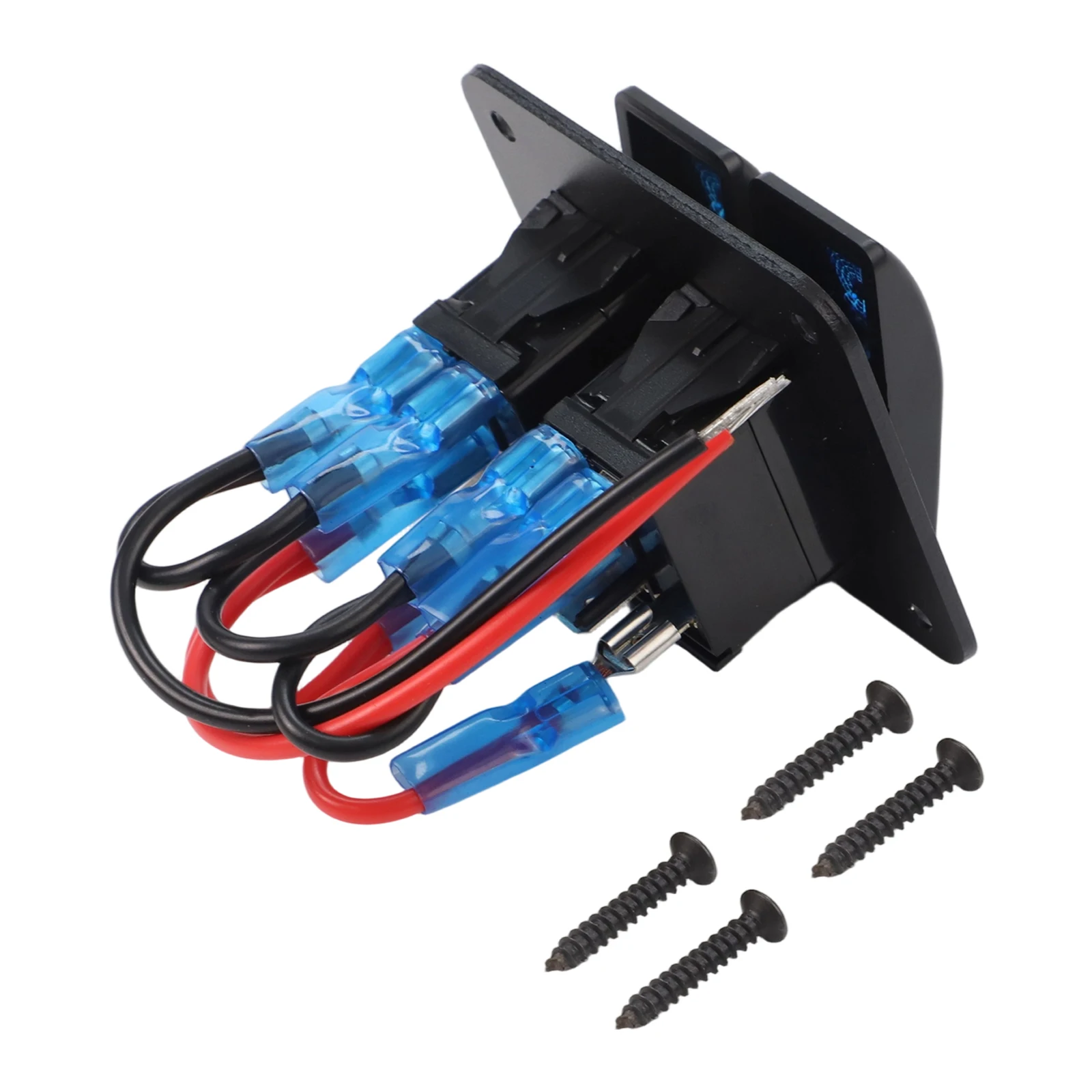 

Переключатель 12-24 В, переключатель модификации автомобиля, гибкое напряжение, совместимость, влагостойкий нейлон и алюминий, прочная конструкция