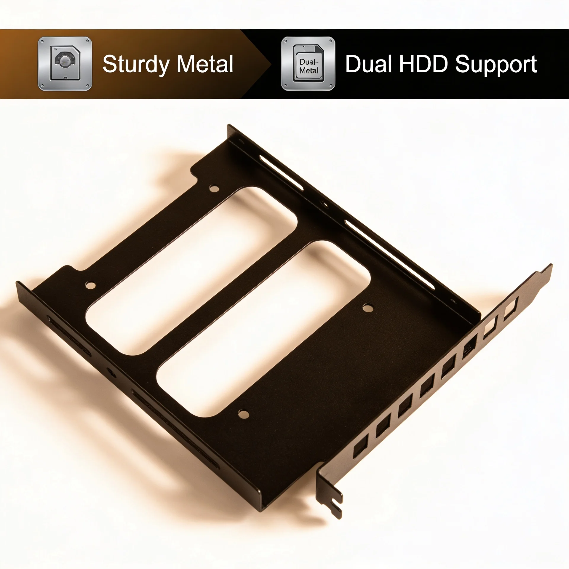 1Pcs The Desktop Computer Case Universal Hard Disk Slot PCI Card Expansion Rack Is Suitable For 3.5-inch Hard Disks