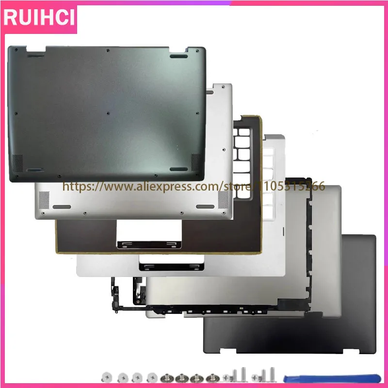 NEW For Lenovo YOGA 330-11 330-11IGM FLEX11 FLEX6-11 Laptop LCD Back Cover Front Bezel Palmrest Lower Bottom Case  keyboard