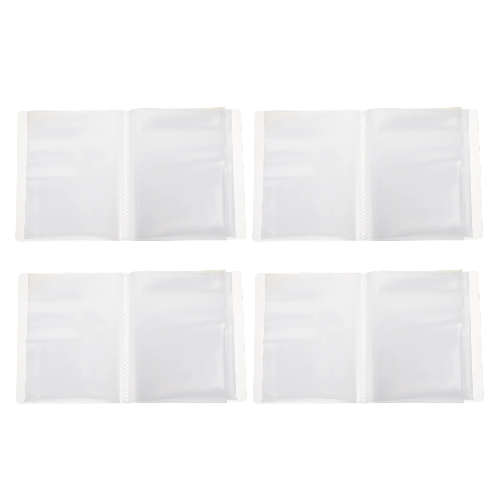 

4pcs Waterproof File Folders A6 Document Folder Portable Receipt Holder Pockets Transparent Plastic File Storage