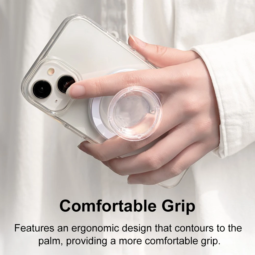 Universal Phone Holder for MagSafe, Highly Magnetic Kickstand & Foldable Grip, Smartphone Stand For  iPhone and Galaxy Griptok
