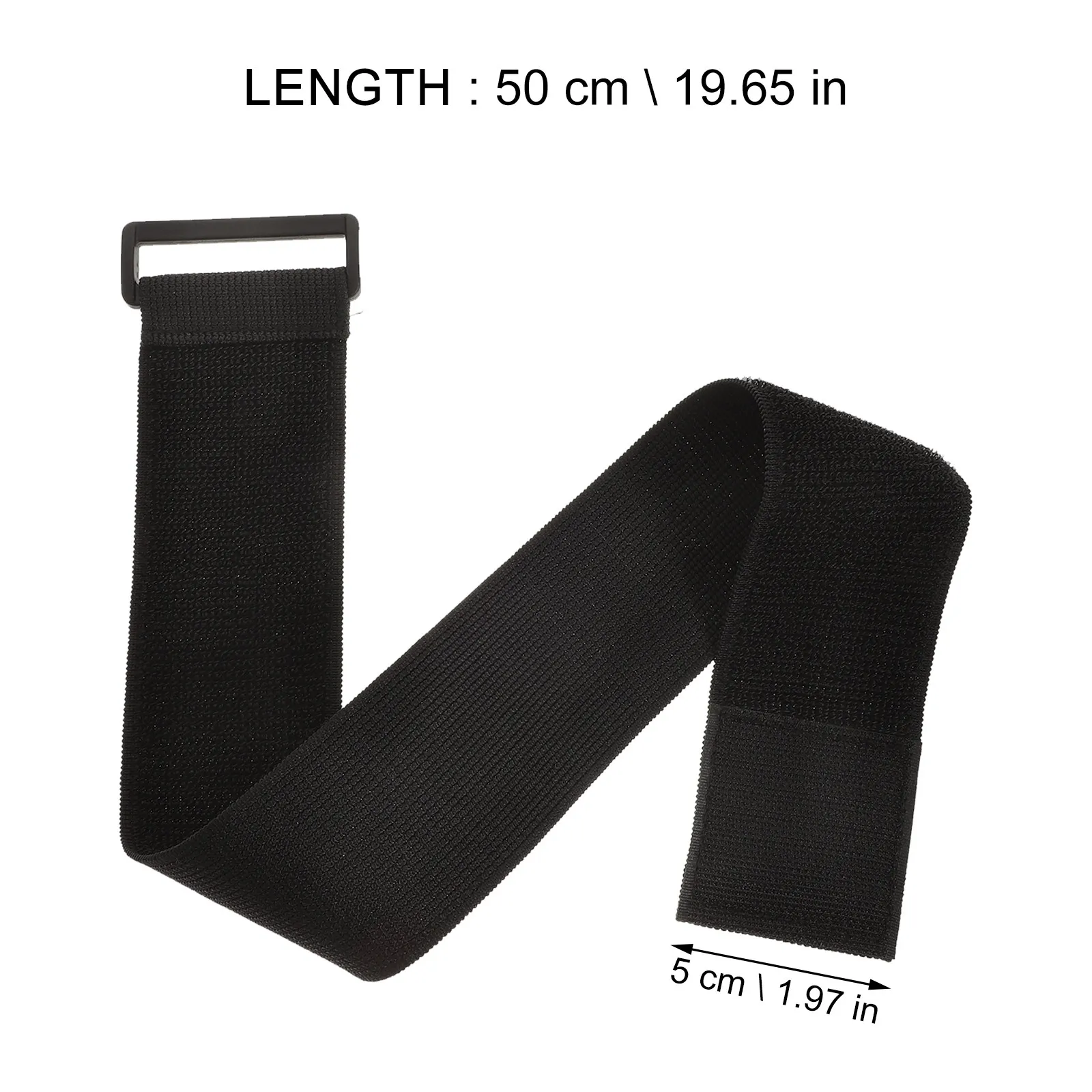 4Pcs Arm Strap Elastic Hook Loop Multipurpose Cinch Strap for Night Running Gear Cable Tie Organizer Ladder Rack Straps