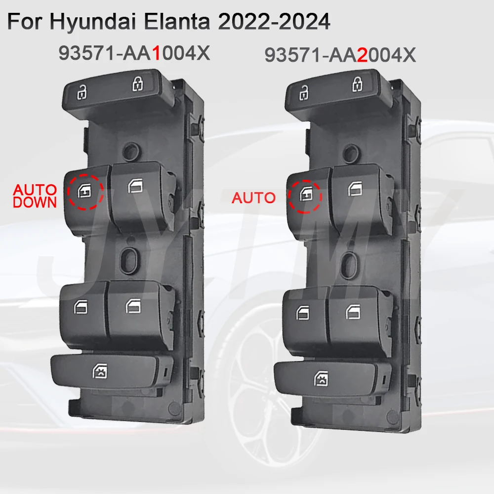 

Front Left Window Control Switch for Hyundai Elanta 2022-2024 Electric Auto Parts Car Accessories 93571-AA1004X 93571-AA2004X