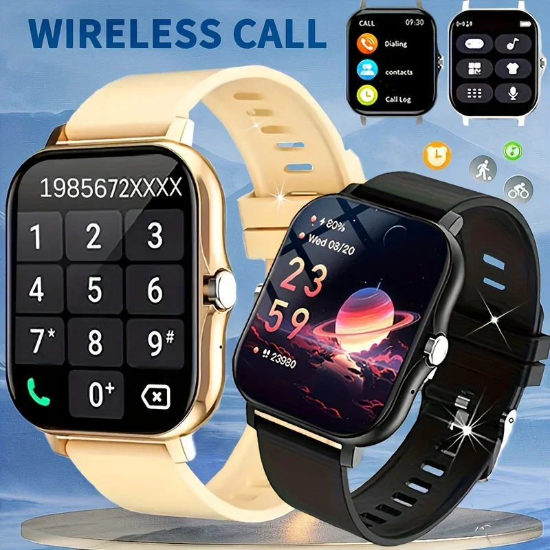 

Smartwatch - 1.83" Full Touch Screen GPS Fitness Tracker Wireless Calls & Messages - for Android & iPhone