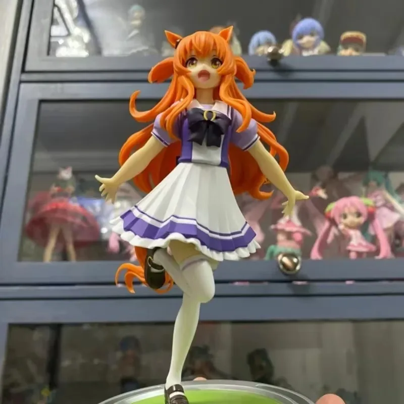 جميلة ديربي الذهب السفينة ميهونو بوربون أوغوري قبعة الأرز دش أنيمي الشكل تحصيل لعبة مجسمة اليدوية للتخصيص دمية هدية