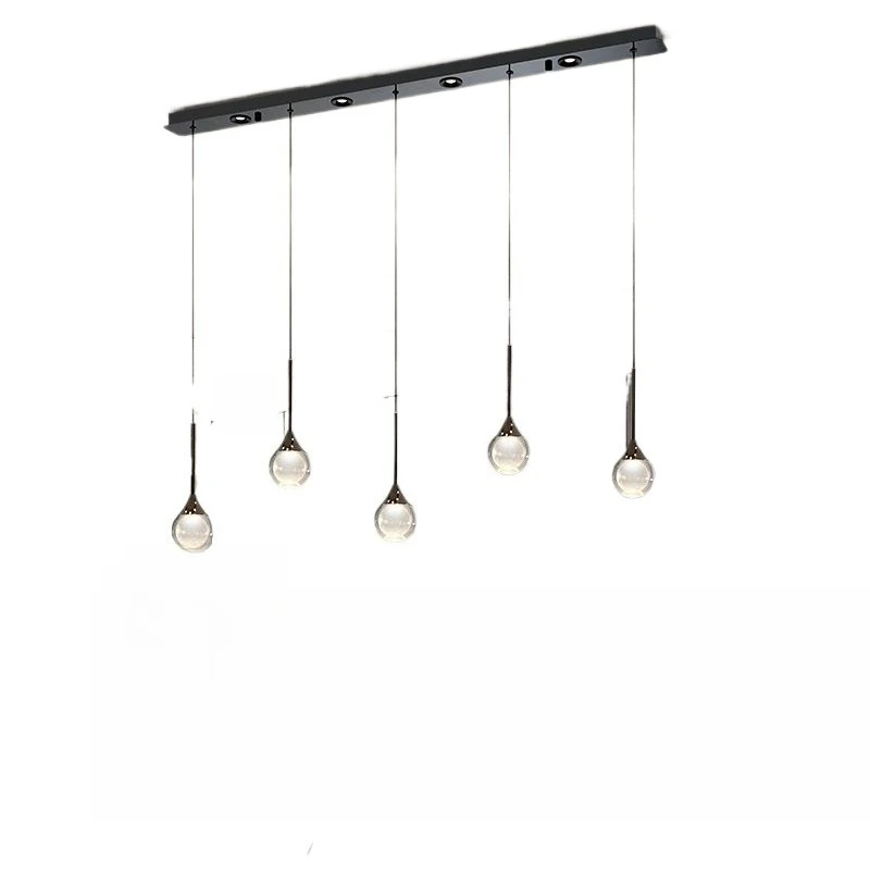 

Simple luxury high-end crystal chandelier, creative moon atmosphere light, intelligent design of Italian restaurant bar