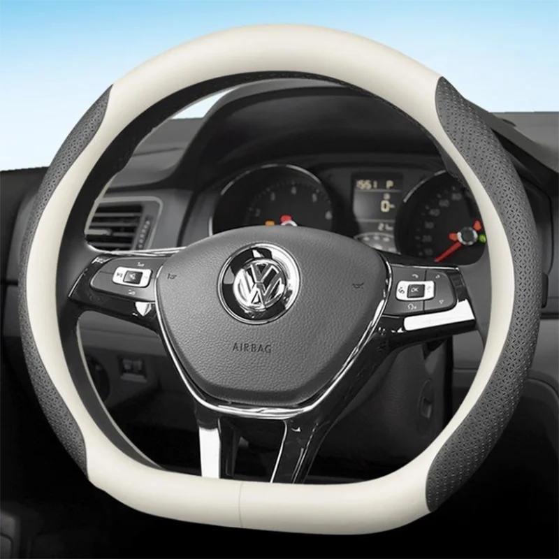 

For Volkswagen ID4 crozz ID3 ID4 ID.3 ID.4 Car Steering Wheel Cover 5colour Suede Leather 4 Seasons Auto Interior Accessories