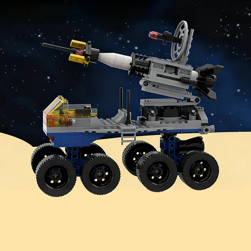 モバイルロケット輸送モデル MOC ビルディングレンガ戦争機器モジュラーテクノロジーギフトホリデーアセンブル子供のおもちゃスーツ
