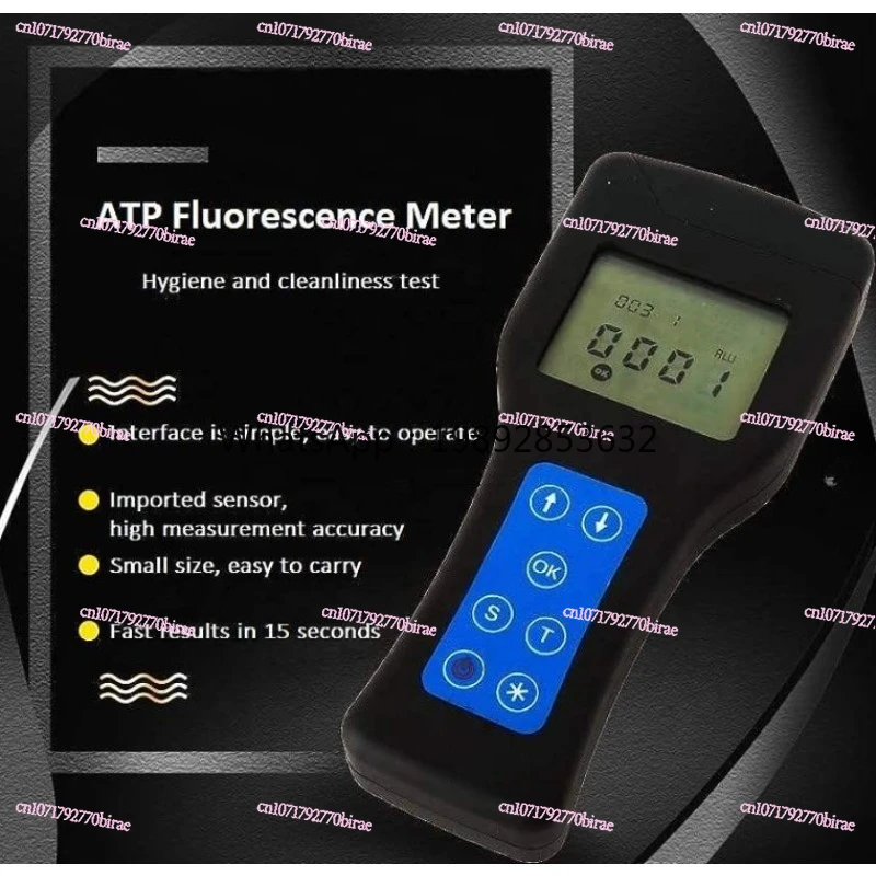 H1 Portable ATP Surface Cleanliness Tester High Sensitivity Rapid Hygiene Monitor for Food Safety, Medical & Industrial Use