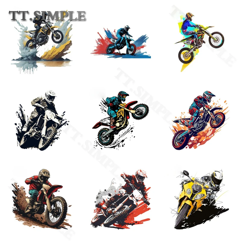 

TT Fast Passion Motocross Car Stickers Vinyl Door Protector Waterproof Scratch Proof Decals