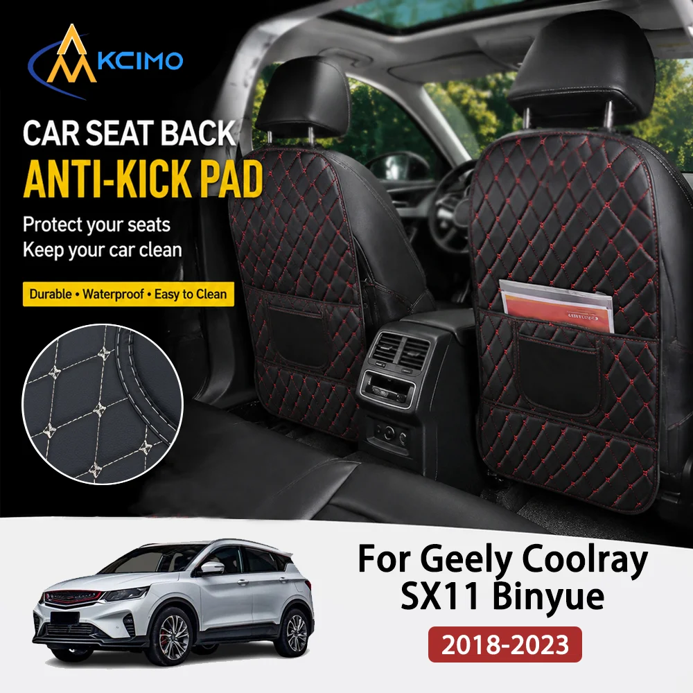 For Geely Coolray SX11 Binyue BelGee X50 2018-2023 Seat Back Anti‑Kick Mats, Rear Seat Anti‑Scratch Pads, Guard Accessories