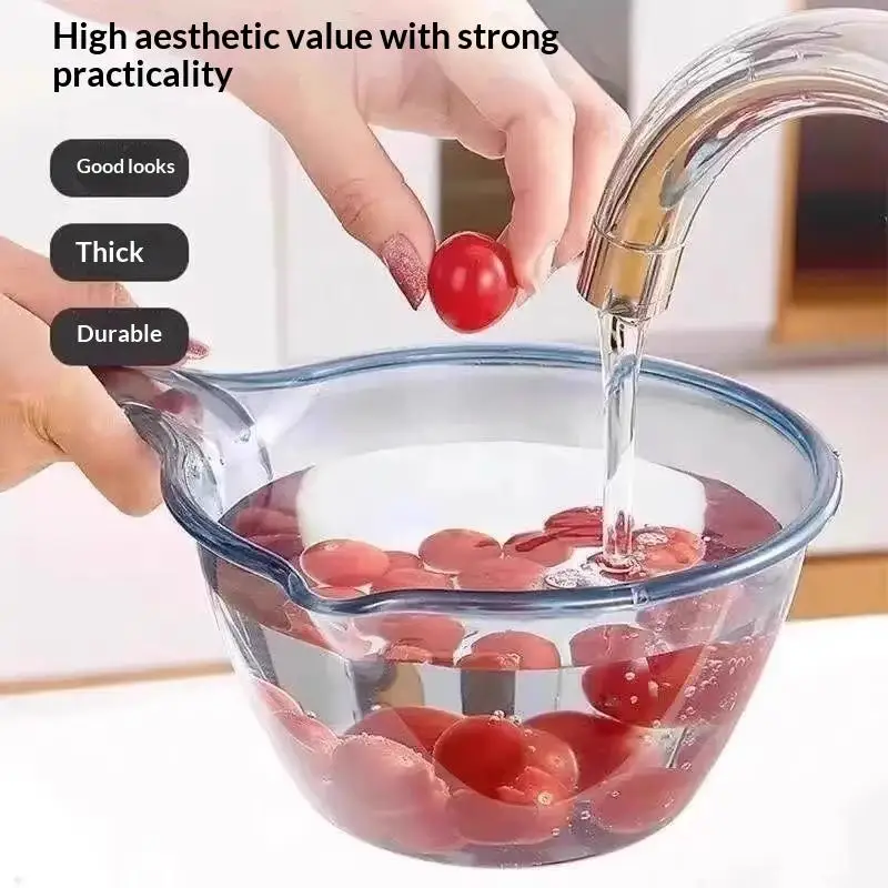 【MA】Practical Plastic Water Ladle Large Capacity Transparent Water Scoop Thickened Water Dipper Outdoor