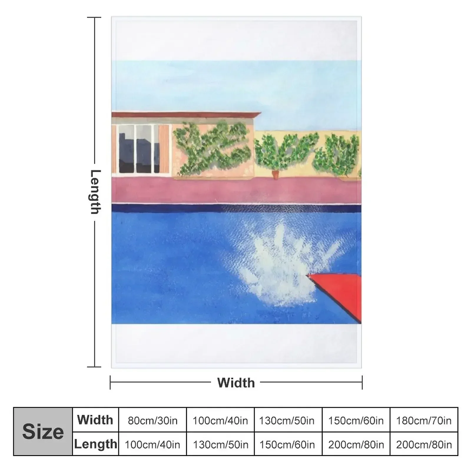 Splash! II Throw Blanket Thermals For Travel warm winter Hairys Blankets For Sofas Blankets
