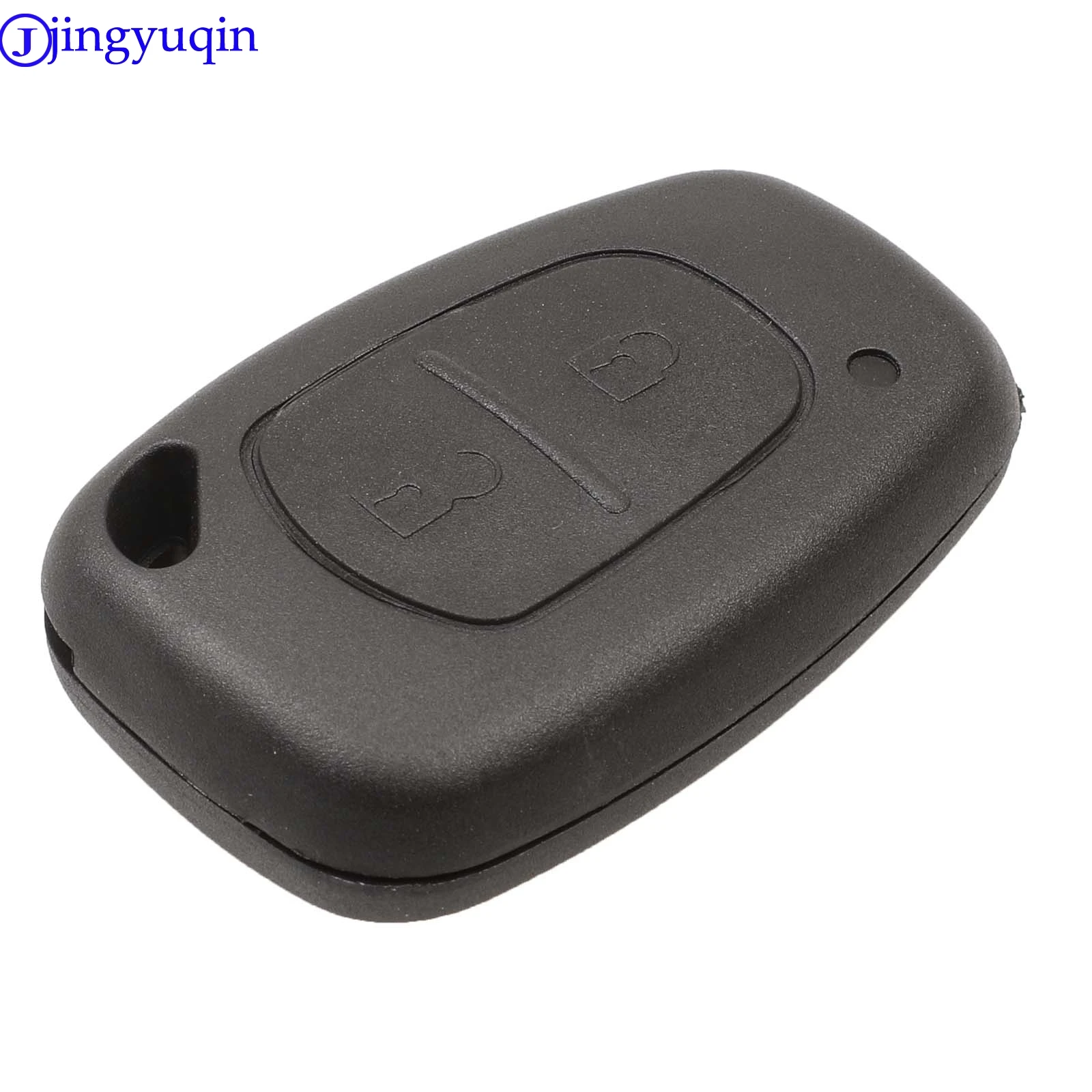 Jingyuqin Fernbedienung Auto Schlüssel Shell Cover Fob Fall Für Vauxhall/Opel Vivaro/Renault Movano Trafic Renault Kangoo Rohling mit Klinge