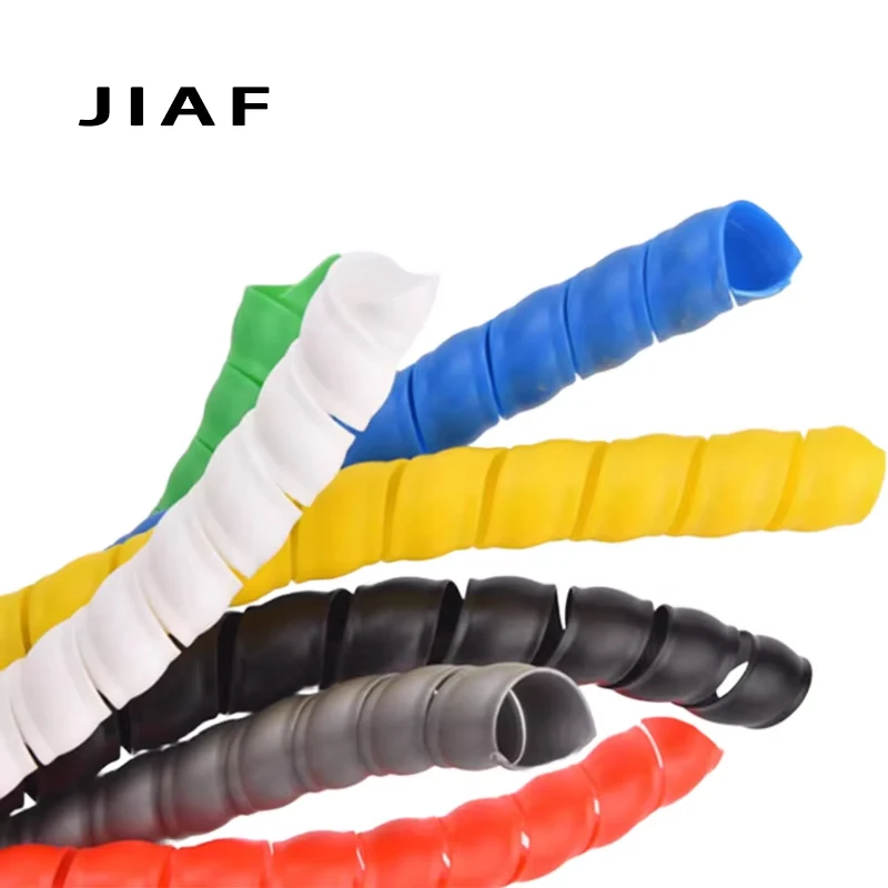1M Winding Tube 8/10/14/16/20/25 MM Wire Organizer Cable Protection Sleeve Tube Protection Sleeve Spiral Wrap Winding Protector
