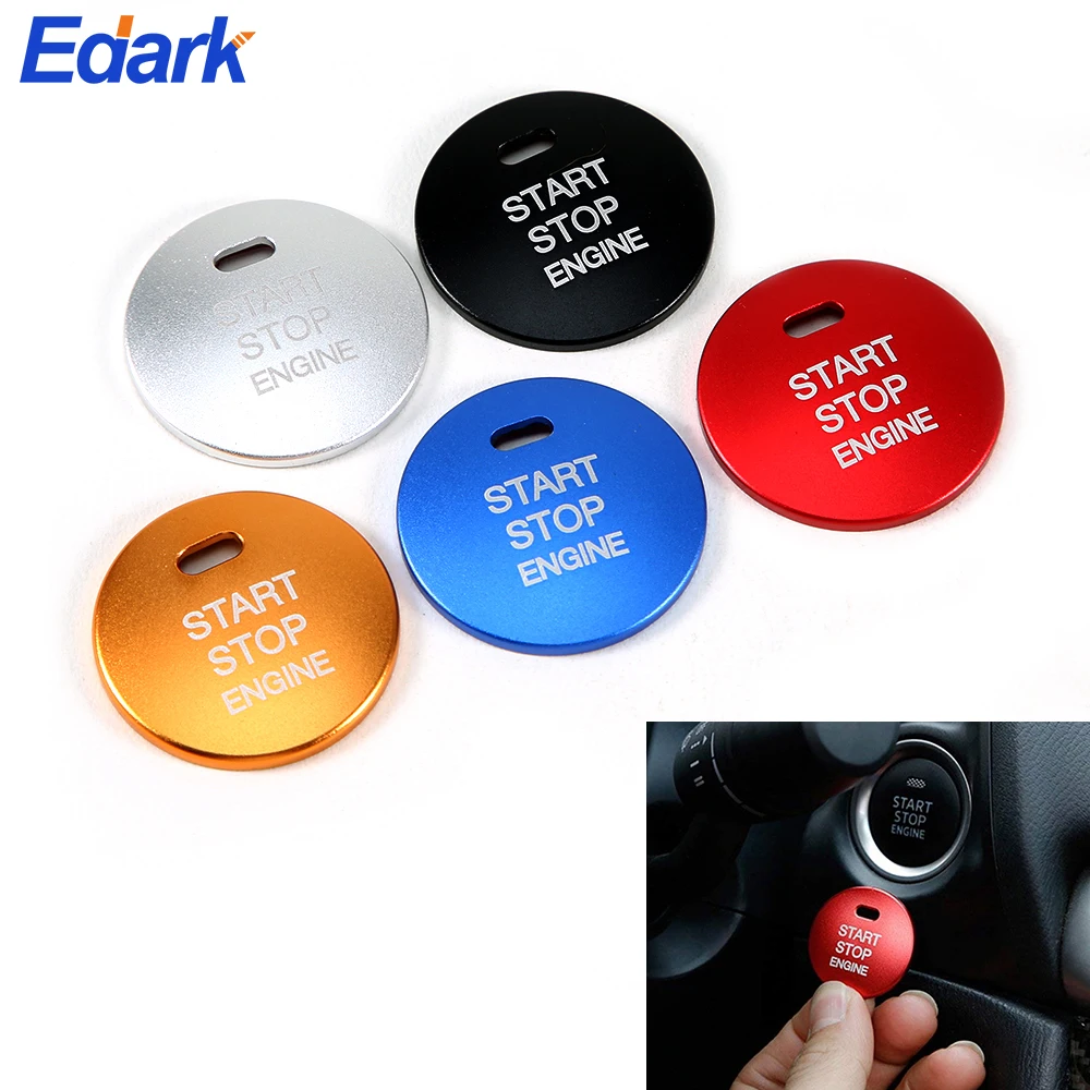 

Start Engine Button Replace Cover Stop Key Accessories Switch Decoration Universal for Mazda 3 BM BN 6 GJ1 GL CX-4 CX4 CX-5 CX5