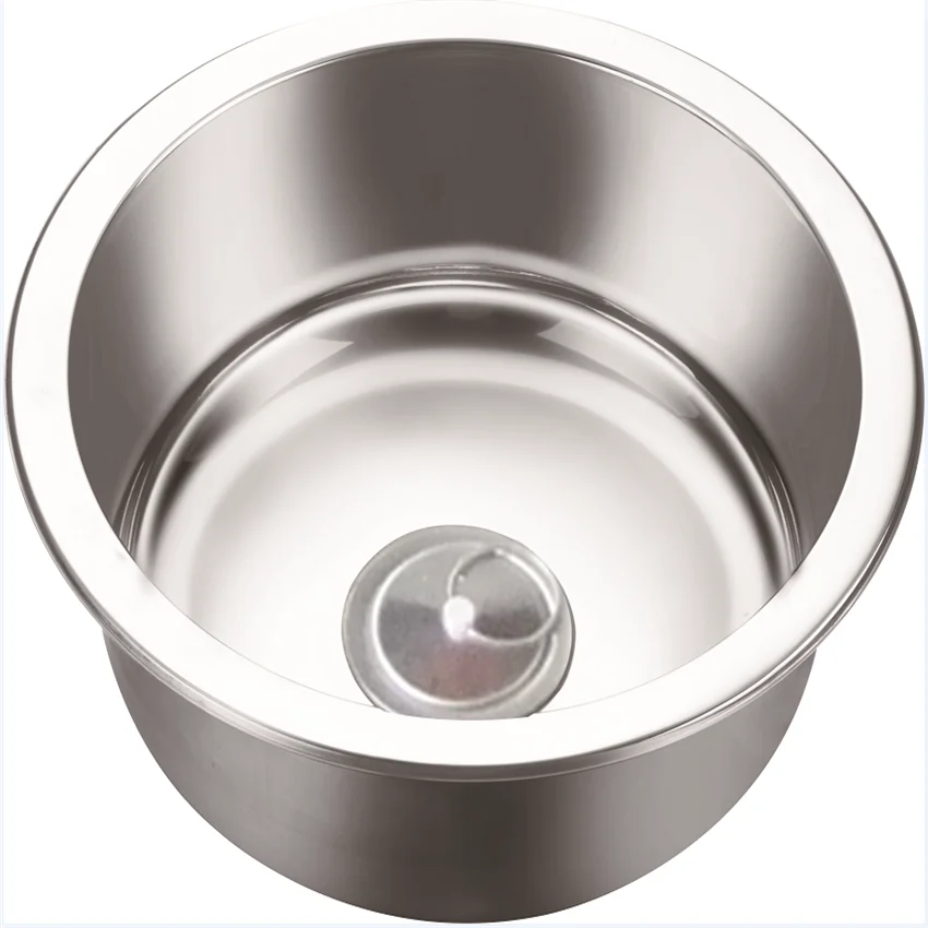 

ф340*150mm Stainless Steel Round Sink GR-531B RV Caravan Camper Boat