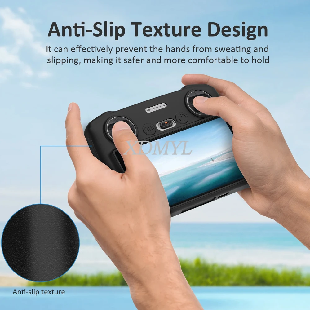  Silikon-Schutzhülle für DJI Mini 3/4/5 Pro/Flip/AIR 3S/Mavic 3/4 Pro/Neo 2/LITO X1/Avata 360/RC 2 Steuerungszubehör – Detail 12