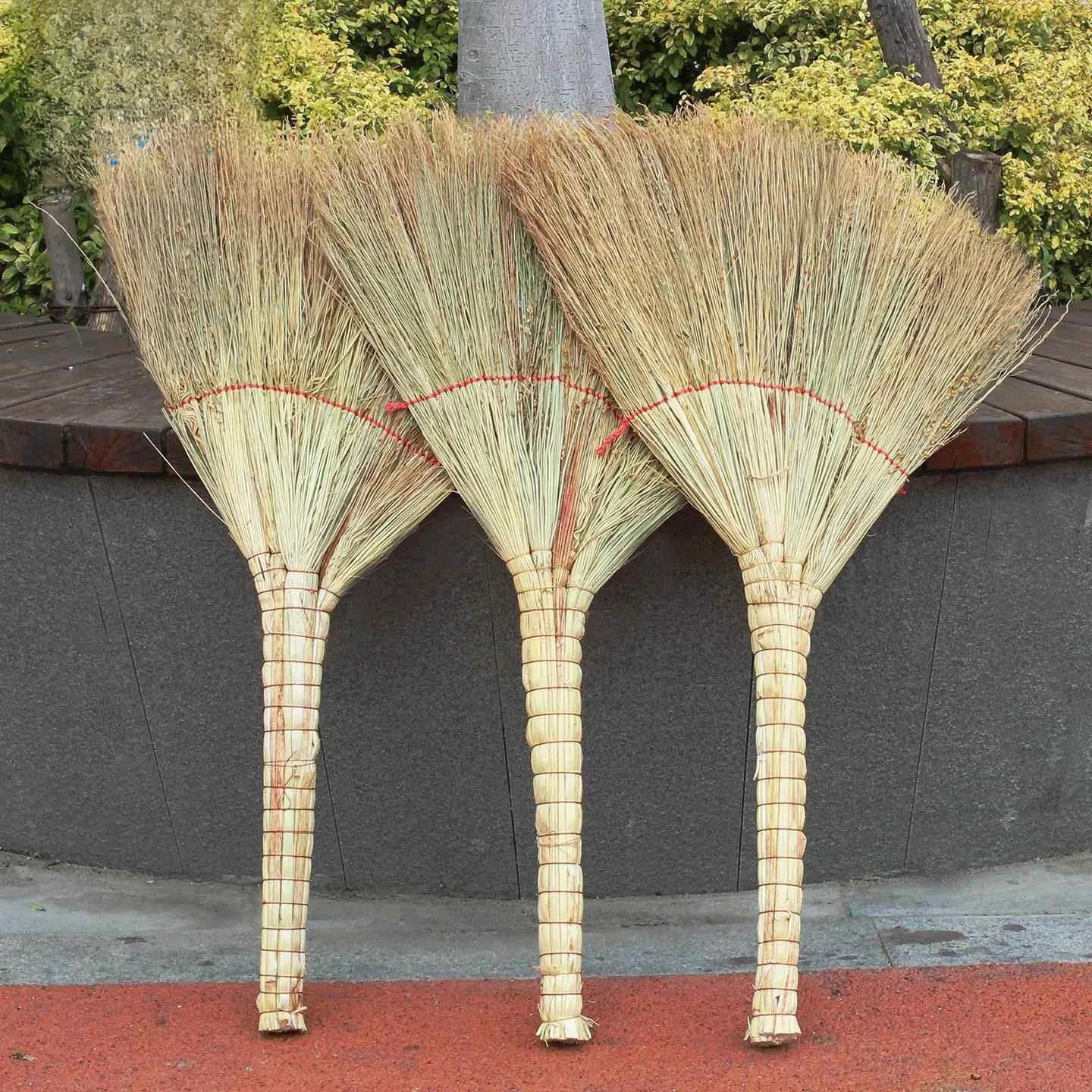 手作りの古式農村用高級ほうき、建設現場の労働者用清掃道具