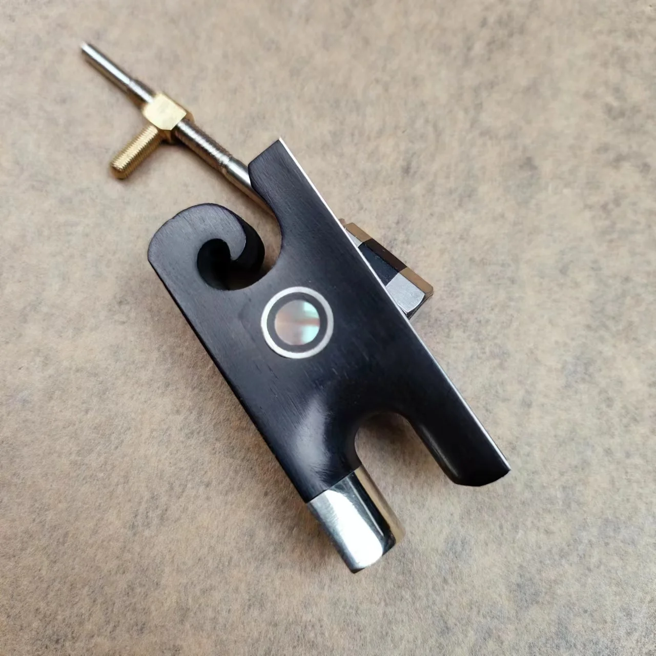 

Different Violin Bow Frog With Button Ebony Snakewood High Quality 4/4 Violin bow Accessories