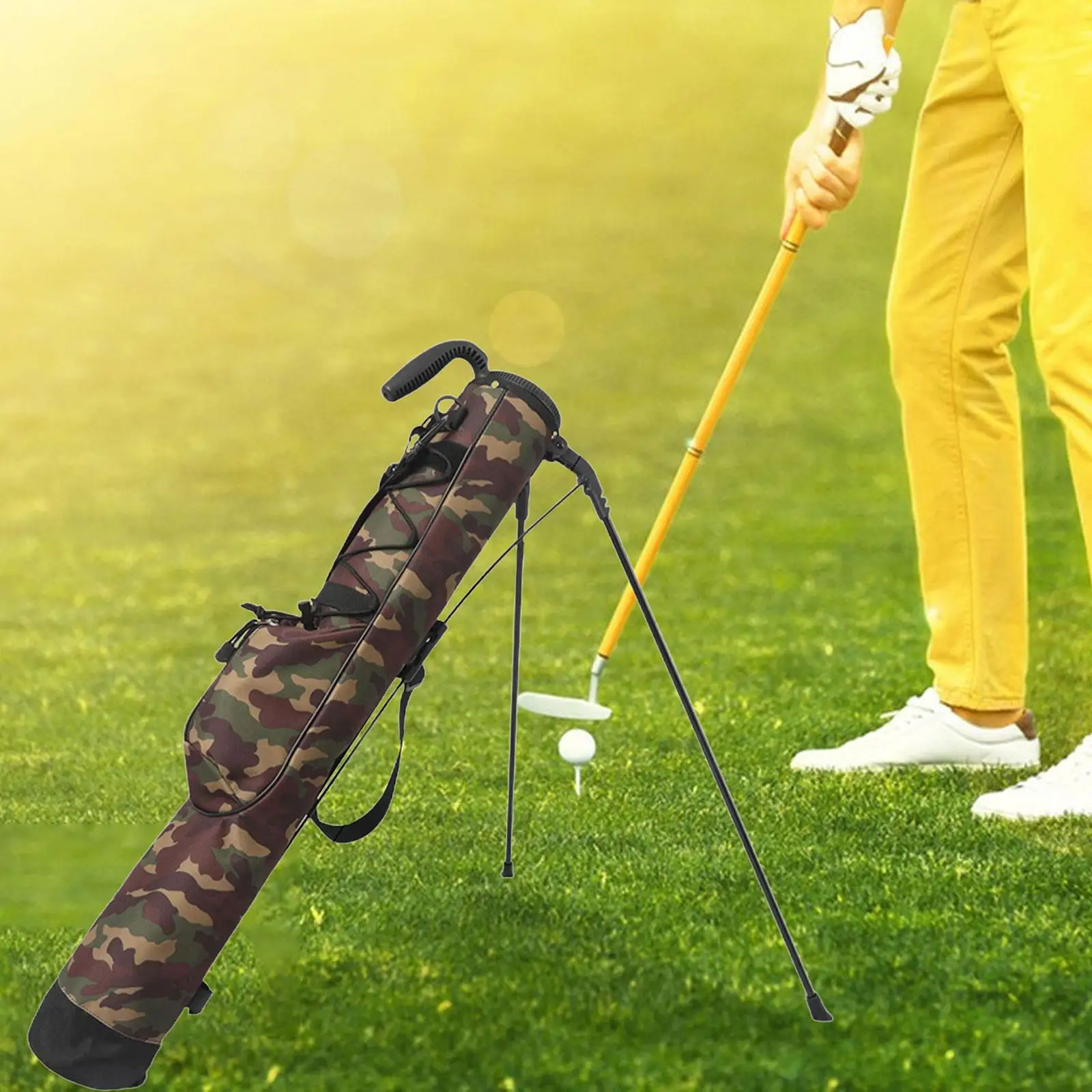 Golf Stand Bag Carrying Bag Lightweight Portable Holder Golf Bag for Golfer Gift Golf Equipment Golf Supplies Driving Range