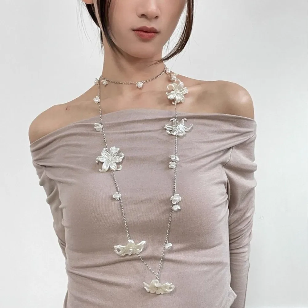 Punk Y2K Flower Waist Chain Multi-layer Geometric Metal Belly Chain All-match Silver Bohemian Body Chain Skirt Dress Decoration
