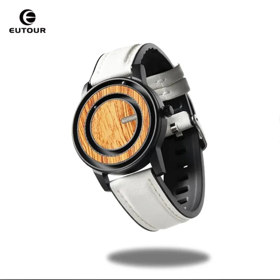 EUTOUR Magnetic Wooden Watch Men Luxury Brand Men's Quartz Wrist Watches Waterproof Quartz Mens Wristwatches Relogio Masculino