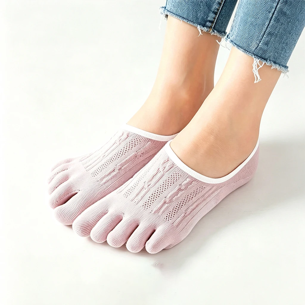 5 pares de meias femininas de  - No Show Sock Women avaliação e preço