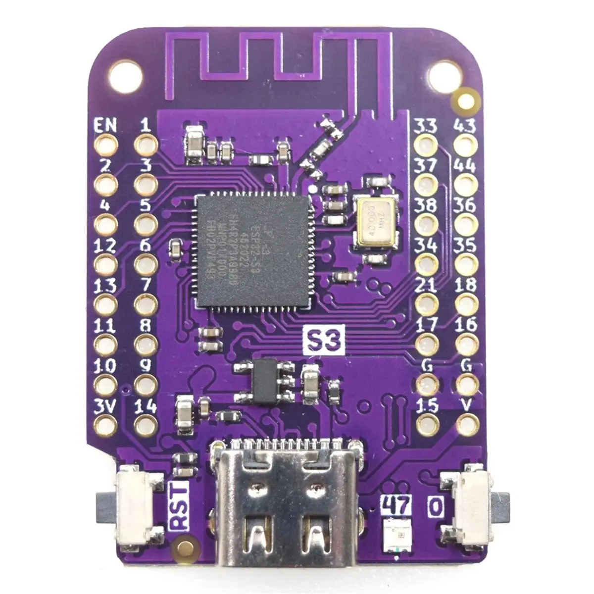 DT75BG  Mini V1.0.0 - for WIFI Bluetooth IOT Board -S3FH4R2 - 4MB FLASH 2MB PSRAM for MicroPython