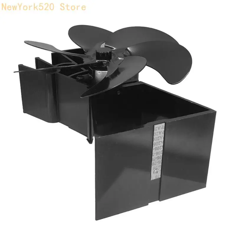 

6 Blade Fireplace Heat Distribution Stove Fan Log Stove Thermal Power Quiet N84C