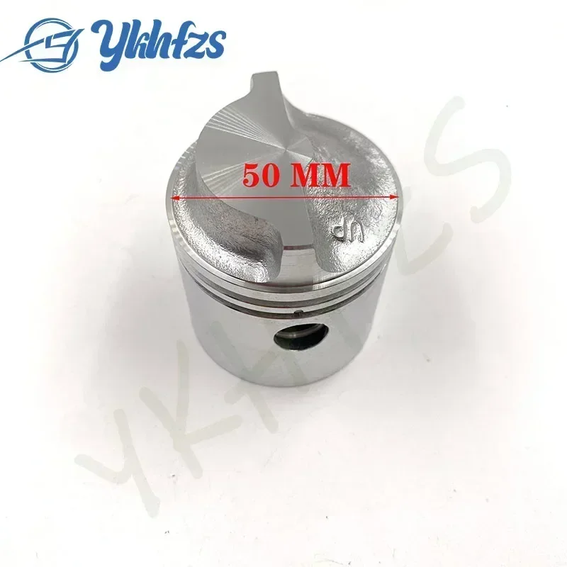 For Yamaha Outboard Motor 2 Stroke 6HP 8HP 6G1-11631-00 Diameter  50mm Boat Accessories 6G1-11631 Piston with Ring STD Kit