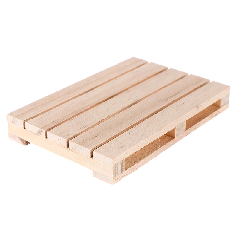 1PCS Mini Wooden Pallet Beverage Coasters for Hot and Cold Drinks Wood Pallet Coasters Flower Pot Cushion