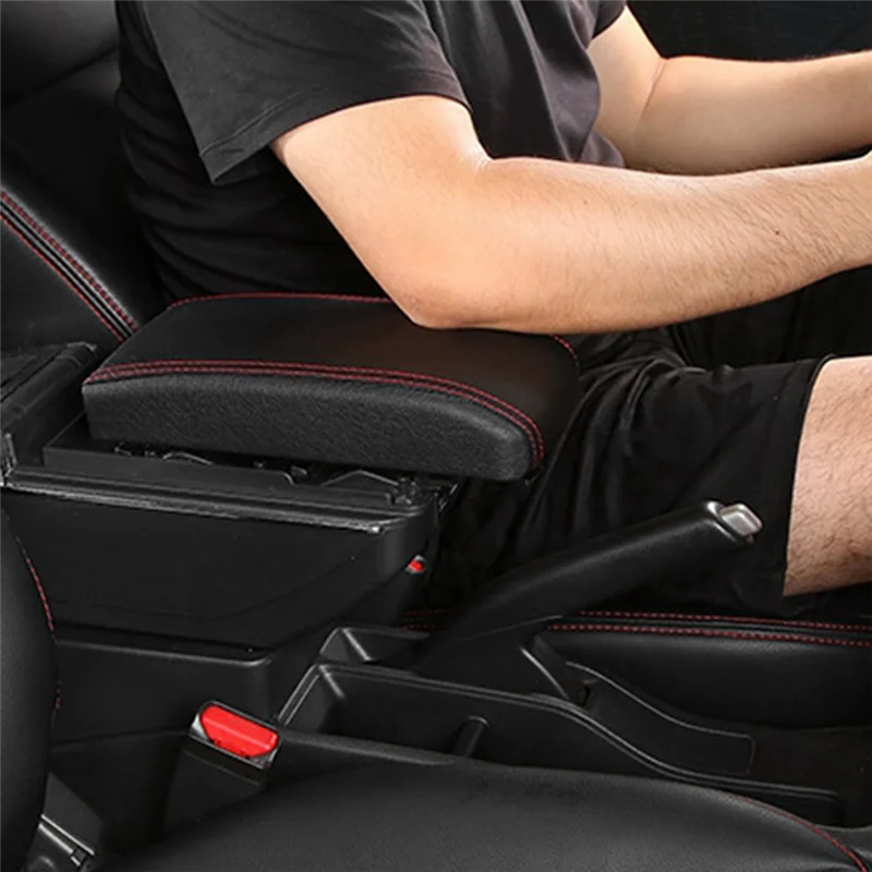 

Для Hyundai SOLARIS подлокотник для Hyundai Accent RB Solaris Verna 2011-2016 автомобильный подлокотник ящик для хранения