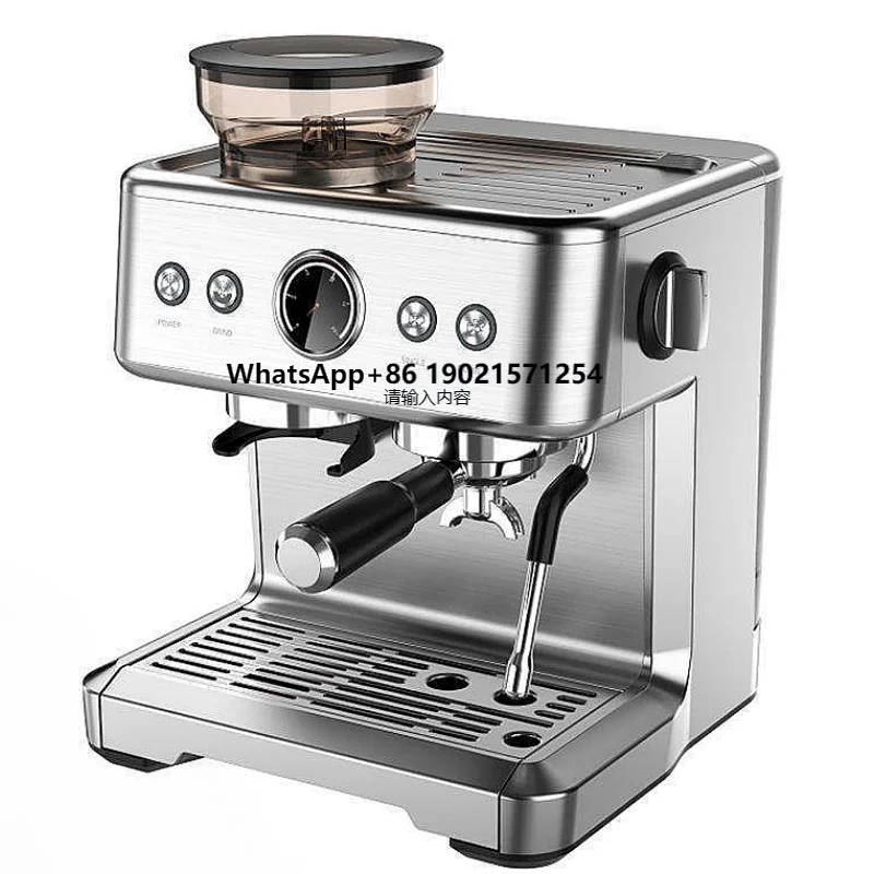 

Business Coffee MachineAutomatic Pre-soaking SystemWith Grinder Milk Frother Steam Wand Coffee Machine