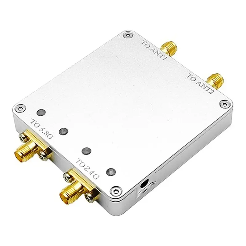 

YSS-Dual Band 2.4Ghz 5.8Ghz 4W 36Dbm Two Input Two Output Bidirectional Amplifier With Power Supply And Cables EU Plug