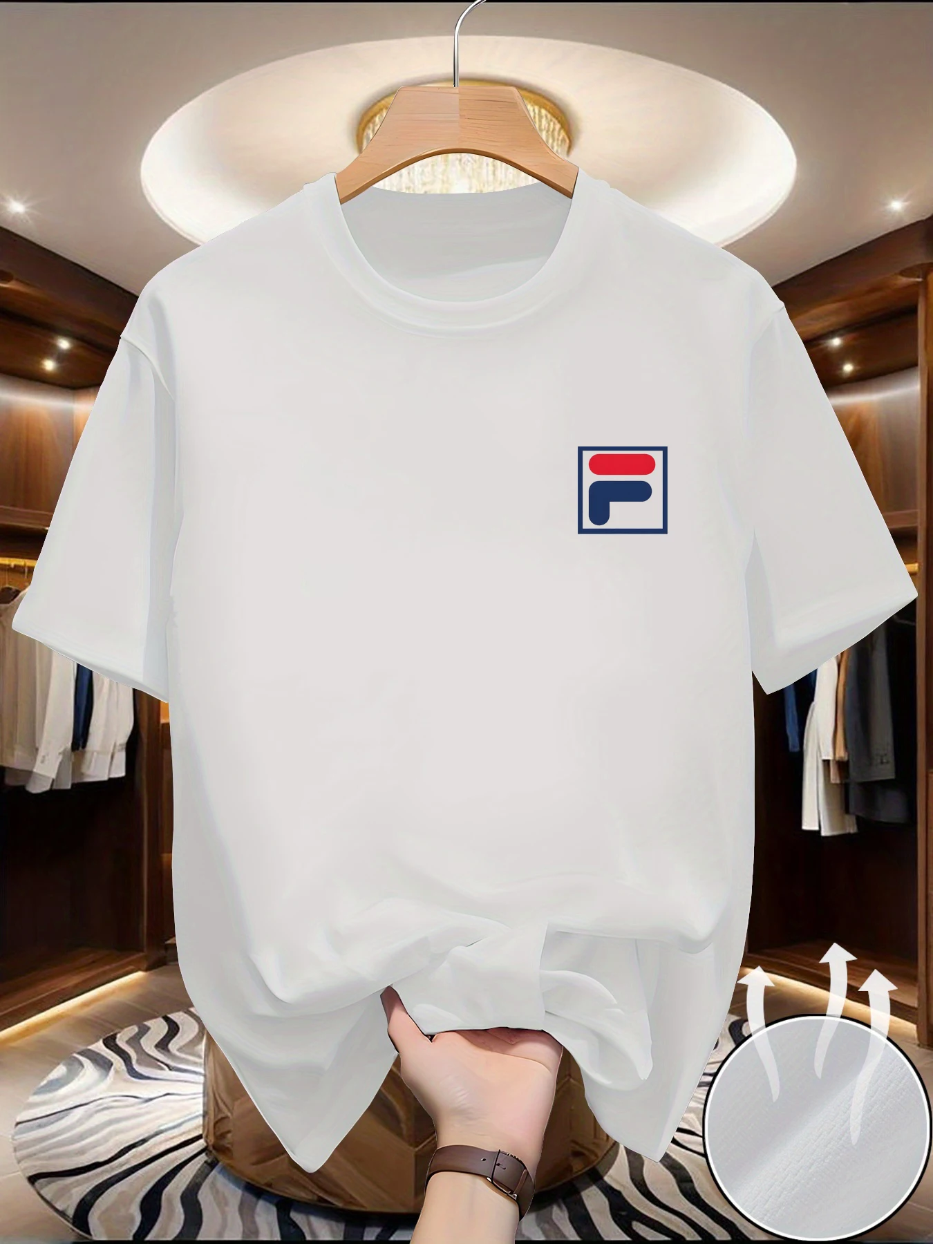 Camiseta de verano versátil y moderna de manga corta para hombre y mujer, con cuello redondo, camiseta informal de media manga para parejas