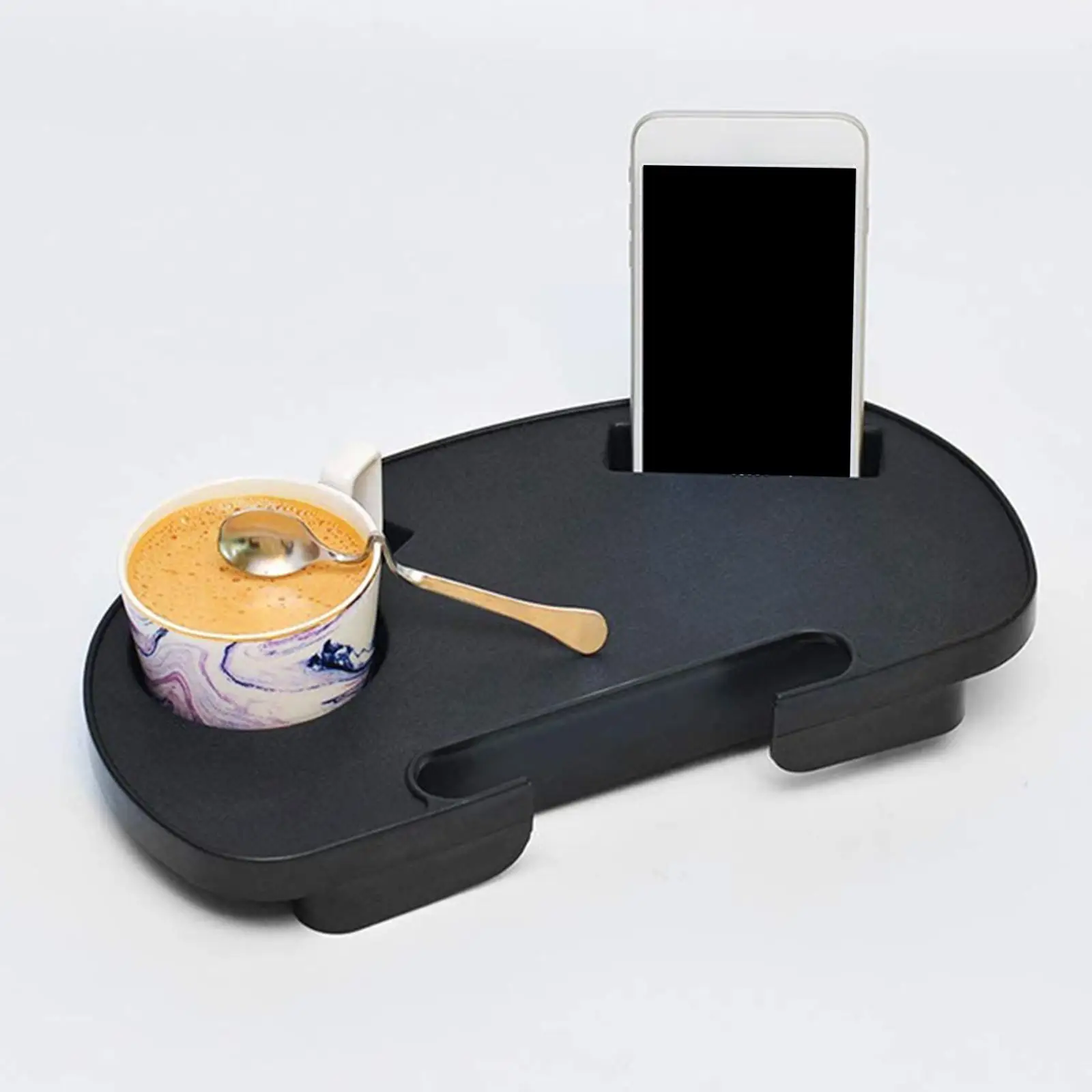 حامل أكواب كرسي مع مشبك فتحة للهاتف على صينية للتخييم في الهواء الطلق