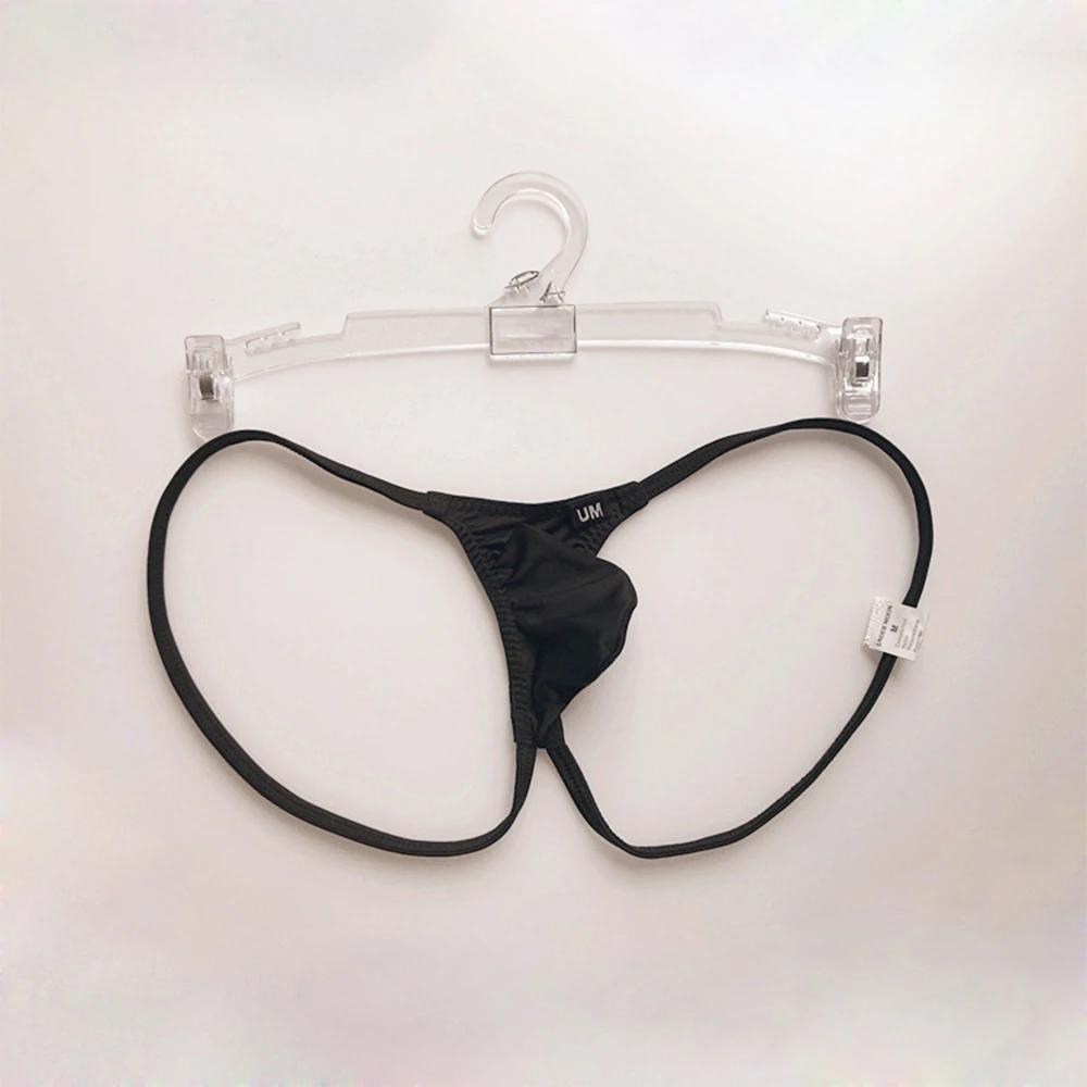 

Fashion Leisure Briefs Mens Panties Knickers Lingerie Low Waist Mesh Plus Size Pouch Sheer Stretch T-Back Thin