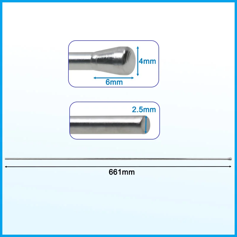 

Orthopedic Guide Needle 4mm Ball Head Lead Line Needle Autoclavable Pet Orthopedics Medical Instrument